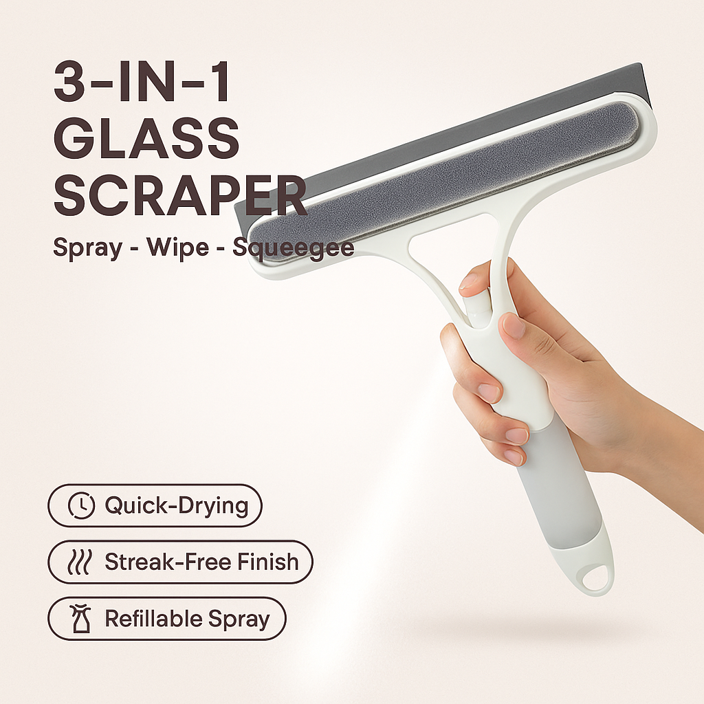 Sparkle Scraper™  3-in-1 Cleaning Tool