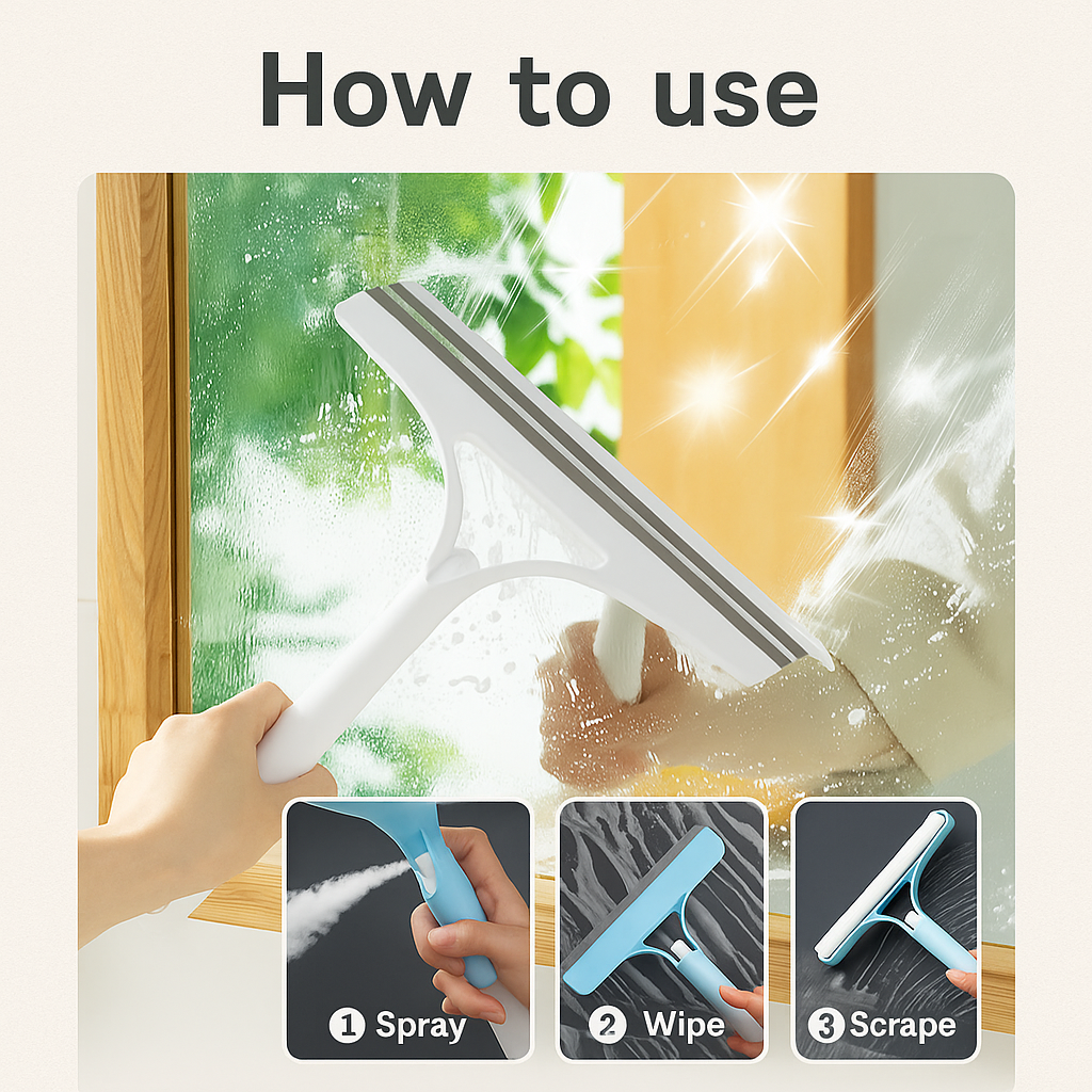 Sparkle Scraper™  3-in-1 Cleaning Tool